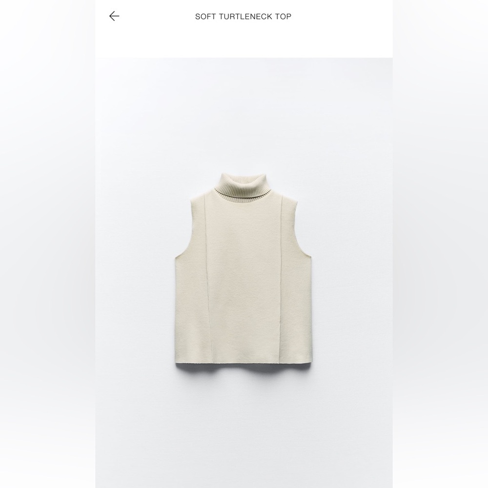 Zara Women’s medium Soft Turtleneck Top